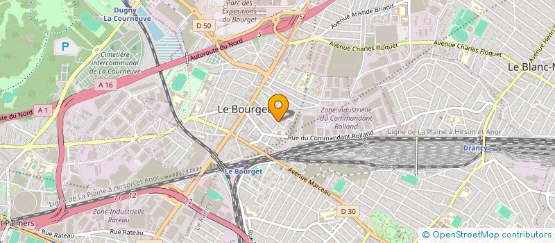 localisation de l'entreprise MONSIEUR MOHAMMED LARBAOUI à LE BOURGET