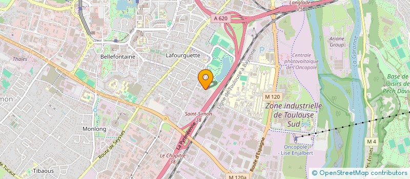 localisation de l'entreprise MONSIEUR MOHAMMED-LARBI OULDSIBOUZIANE à TOULOUSE