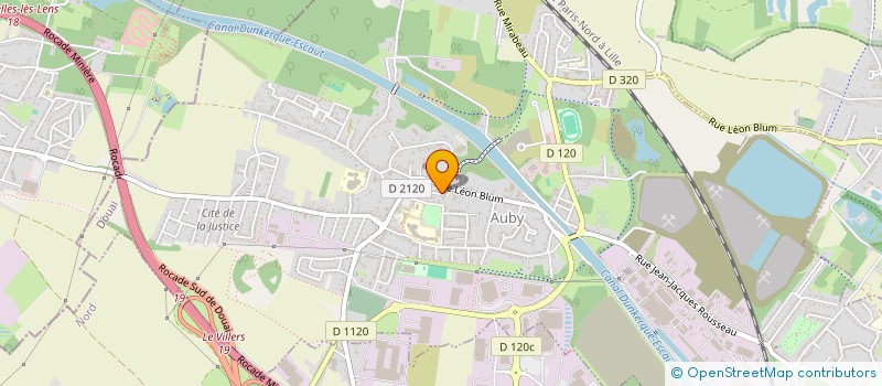 localisation de l'entreprise MONSIEUR MOHAMMED LATRECHE  AUBY