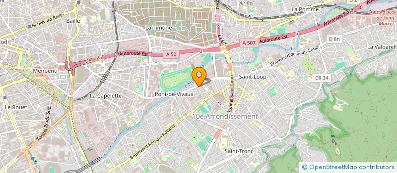 localisation de l'entreprise MONSIEUR MOHAMMED LATRECHE  MARSEILLE