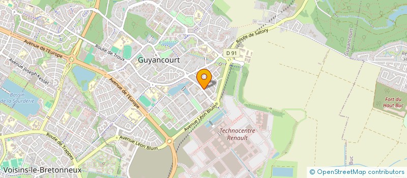 localisation de l'entreprise MONSIEUR MOHAMMED LAZAAR  GUYANCOURT