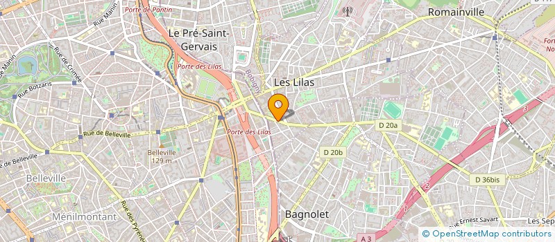 localisation de l'entreprise MONSIEUR MOHAMMED LAZIZI à LES LILAS