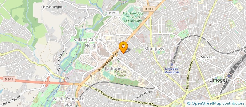 localisation de l'entreprise MONSIEUR MOHAMMED LOUALI à LIMOGES