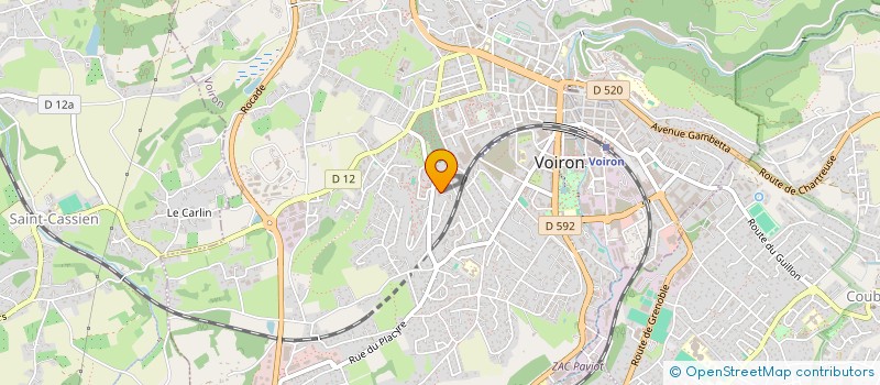 localisation de l'entreprise MONSIEUR MOHAMMED LOULID  VOIRON