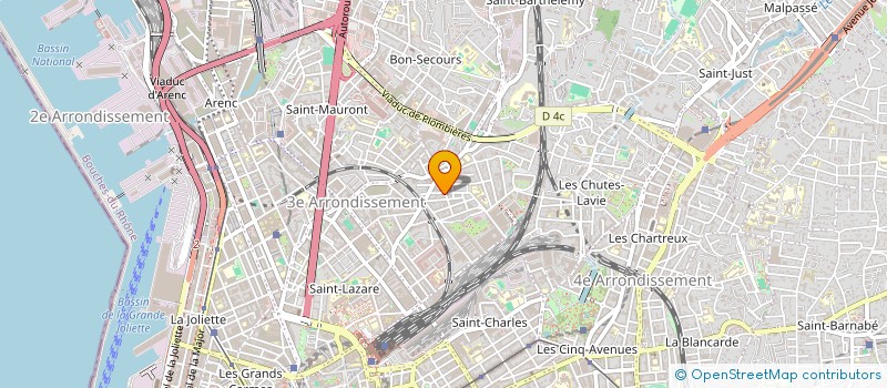 localisation de l'entreprise MONSIEUR MOHAMMED M A K DOUI-AICI  MARSEILLE