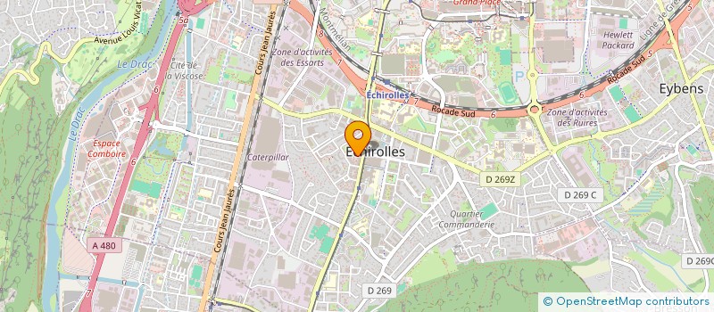 localisation de l'entreprise MONSIEUR MOHAMMED M HAMMEDI-BOUZINA  ECHIROLLES