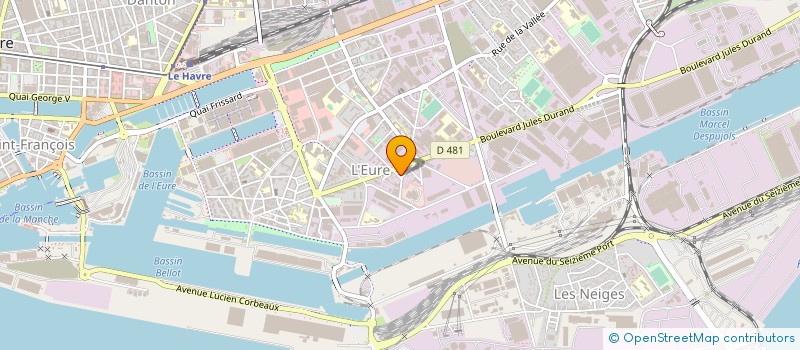 localisation de l'entreprise MONSIEUR MOHAMMED M'HANI à LE HAVRE