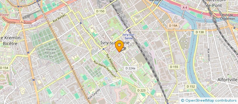 localisation de l'entreprise MONSIEUR MOHAMMED MAACH  IVRY-SUR-SEINE