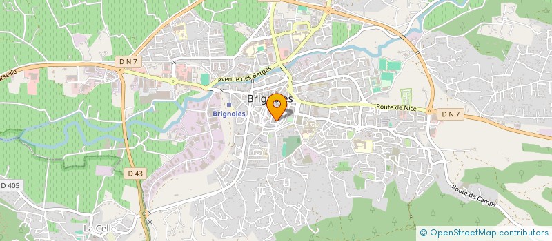 localisation de l'entreprise MONSIEUR MOHAMMED MAARAD  BRIGNOLES