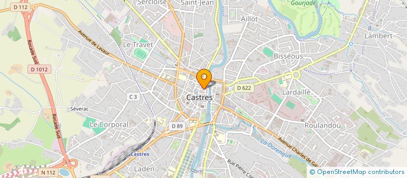 localisation de l'entreprise MONSIEUR MOHAMMED MABROUK LAKHLOUFI  CASTRES