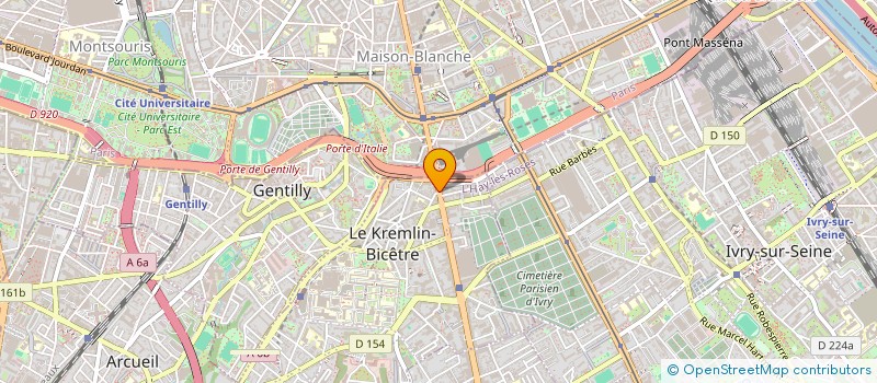 localisation de l'entreprise MONSIEUR MOHAMMED MACHKOUR à LE KREMLIN-BICETRE