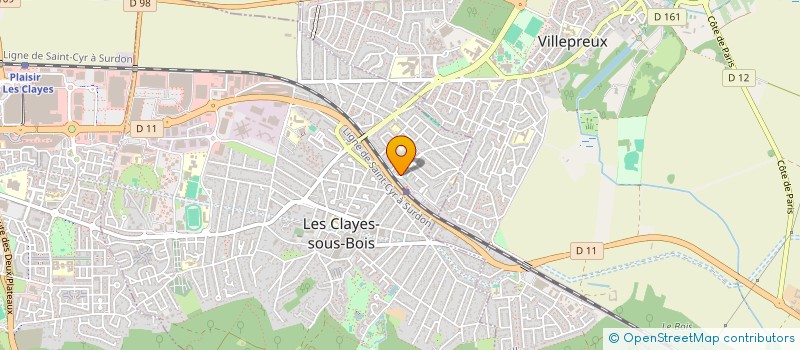 localisation de l'entreprise MONSIEUR MOHAMMED MACHROUHI à LES CLAYES-SOUS-BOIS
