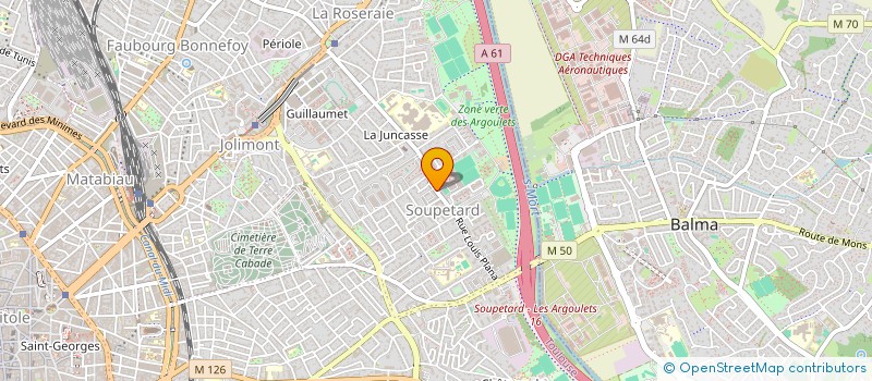 localisation de l'entreprise MONSIEUR MOHAMMED MADANI BOUCIF  TOULOUSE