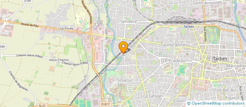 localisation de l'entreprise MONSIEUR MOHAMMED MAFTOUH  TARBES