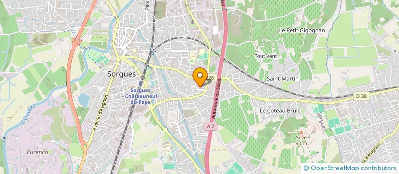 localisation de l'entreprise MONSIEUR MOHAMMED MAHBOUB  SORGUES