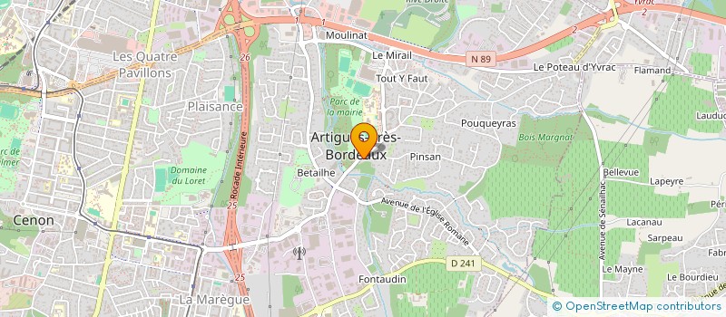 localisation de l'entreprise MONSIEUR MOHAMMED MAHIDDINE  ARTIGUES-PRES-BORDEAUX