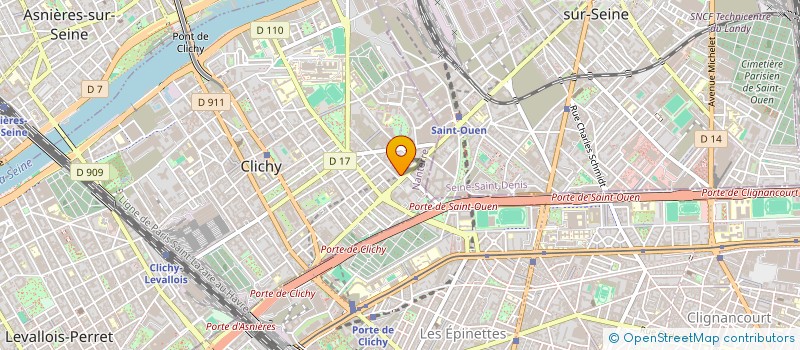 localisation de l'entreprise MONSIEUR MOHAMMED MAHYAOUI à CLICHY