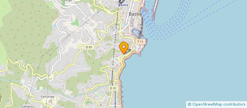 localisation de l'entreprise MONSIEUR MOHAMMED MAJOUTI à BASTIA