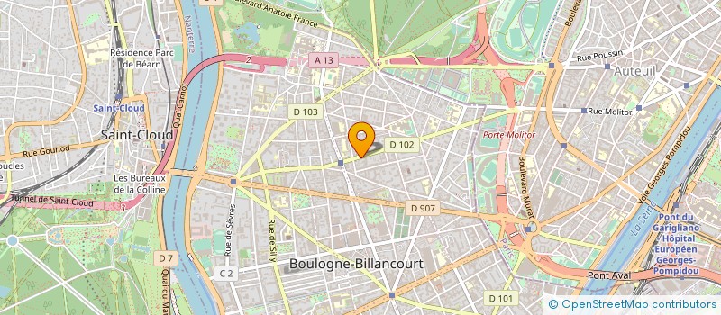 localisation de l'entreprise MONSIEUR MOHAMMED MALKI à BOULOGNE-BILLANCOURT