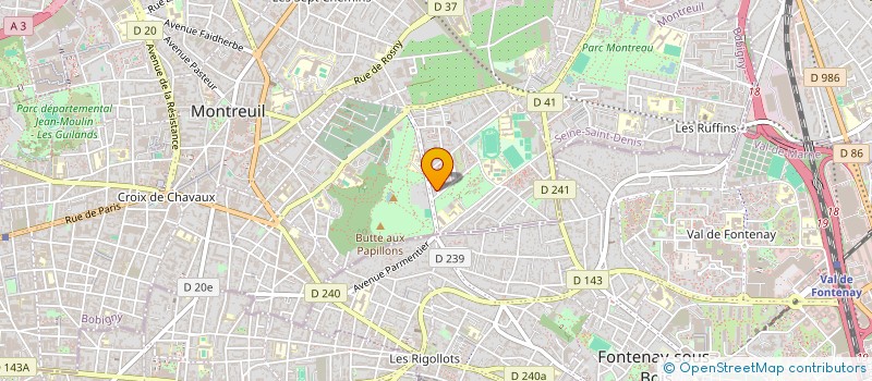 localisation de l'entreprise MONSIEUR MOHAMMED MALKI à MONTREUIL