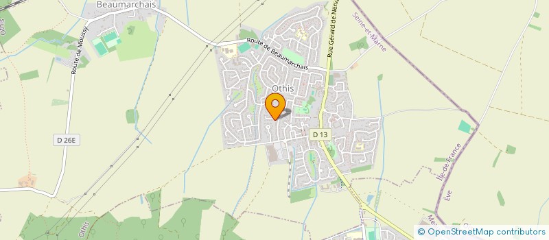 localisation de l'entreprise MONSIEUR MOHAMMED MAMOURI  OTHIS