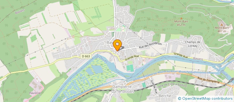 localisation de l'entreprise MONSIEUR MOHAMMED MANKOUR  BAVANS