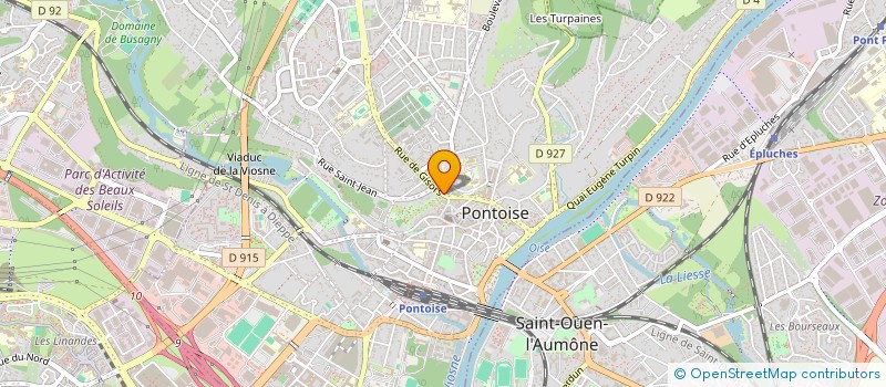 localisation de l'entreprise MONSIEUR MOHAMMED MANKOUR  PONTOISE