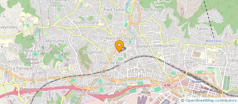 localisation de l'entreprise MONSIEUR MOHAMMED MARZUK  TOULON