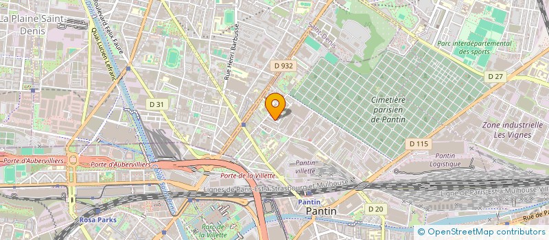 localisation de l'entreprise MONSIEUR MOHAMMED MASUDUR RAHMAN  PANTIN