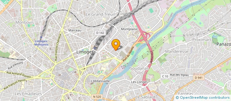 localisation de l'entreprise MONSIEUR MOHAMMED MAZOUZ à LIMOGES