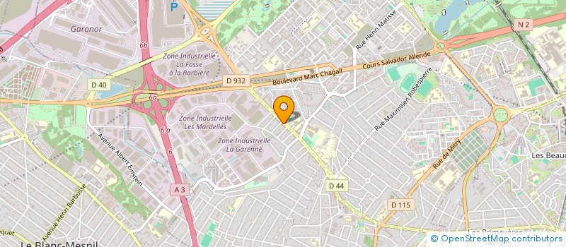 localisation de l'entreprise MONSIEUR MOHAMMED MBARKI à AULNAY-SOUS-BOIS