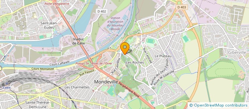 localisation de l'entreprise MONSIEUR MOHAMMED MEBARKI  MONDEVILLE