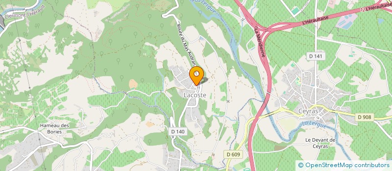 localisation de l'entreprise MONSIEUR MOHAMMED MECHIDA  LACOSTE