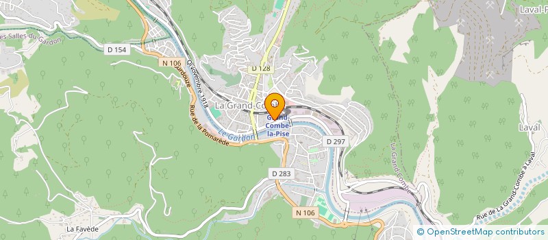 localisation de l'entreprise MONSIEUR MOHAMMED MECHTI  LA GRAND-COMBE