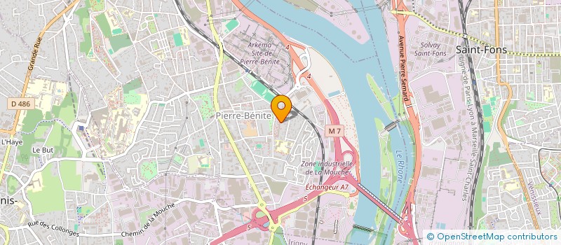 localisation de l'entreprise MONSIEUR MOHAMMED MEDJAHER  OULLINS-PIERRE-BENITE