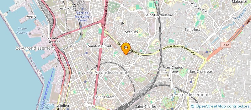 localisation de l'entreprise MONSIEUR MOHAMMED MEDJDOUB ROUBA à MARSEILLE
