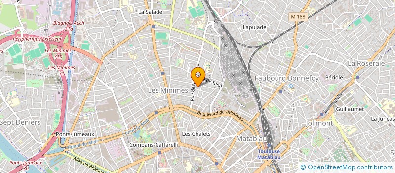 localisation de l'entreprise MONSIEUR MOHAMMED MEDJEBEUR  TOULOUSE