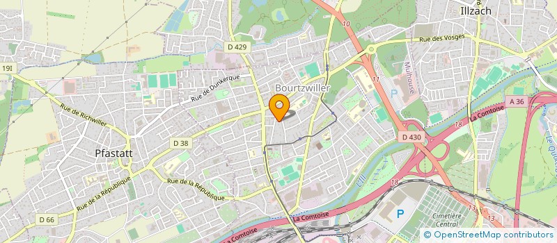 localisation de l'entreprise MONSIEUR MOHAMMED MEGHRICHE  MULHOUSE