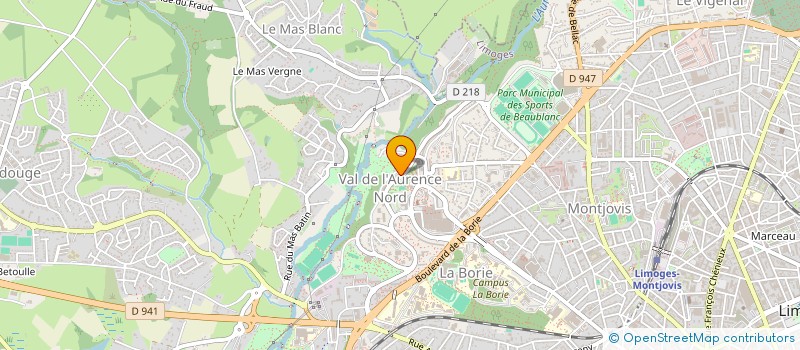 localisation de l'entreprise MONSIEUR MOHAMMED MEHIDI à LIMOGES