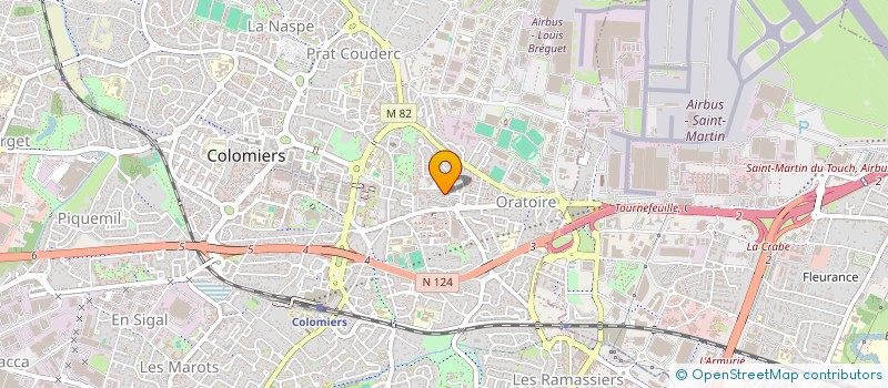 localisation de l'entreprise MONSIEUR MOHAMMED MENGOUCHI à COLOMIERS