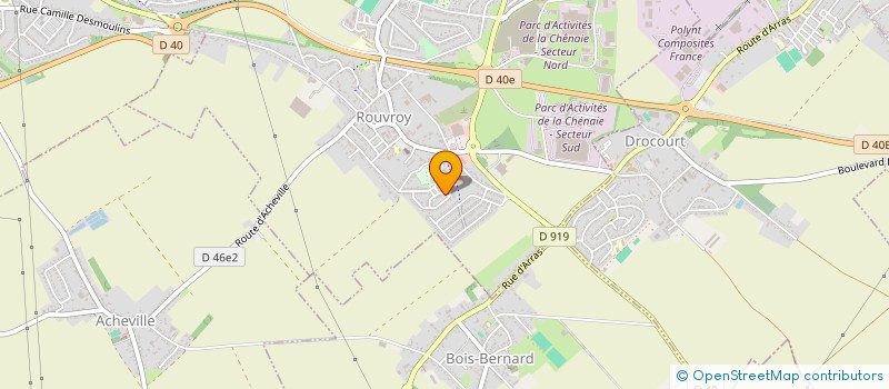 localisation de l'entreprise MONSIEUR MOHAMMED MERABET  ROUVROY