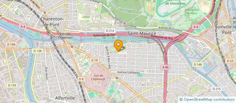 localisation de l'entreprise MONSIEUR MOHAMMED MERABET  MAISONS-ALFORT