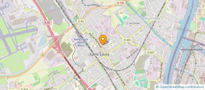 localisation de l'entreprise MONSIEUR MOHAMMED MERZOUGUI  SAINT-LOUIS