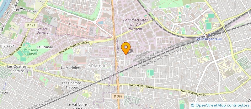 localisation de l'entreprise MONSIEUR MOHAMMED MESSOUYA  ARGENTEUIL