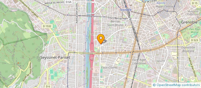 localisation de l'entreprise MONSIEUR MOHAMMED MEZIANI  GRENOBLE