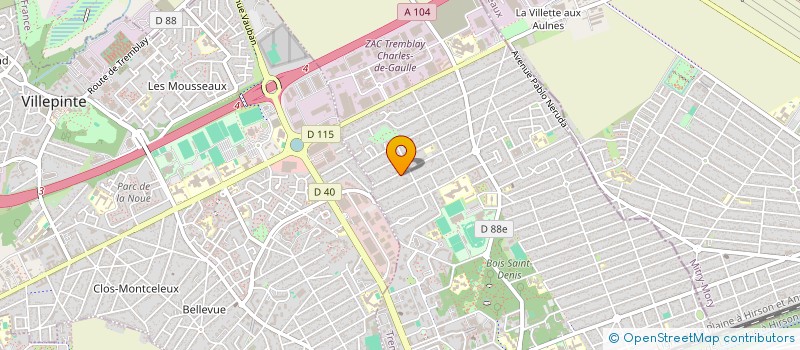 localisation de l'entreprise MONSIEUR MOHAMMED MEZRHAB à TREMBLAY-EN-FRANCE