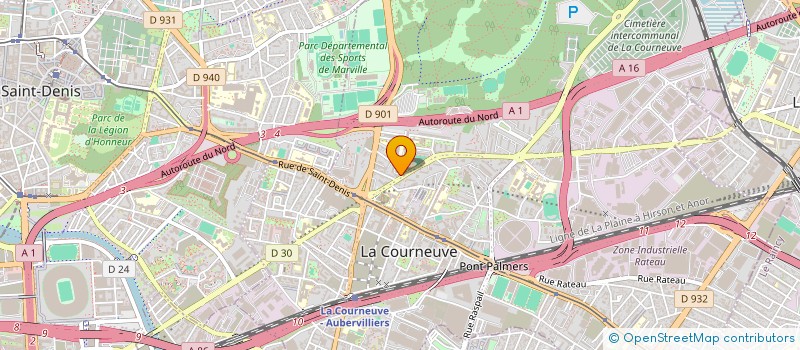 localisation de l'entreprise MONSIEUR MOHAMMED MIMOUNI à LA COURNEUVE
