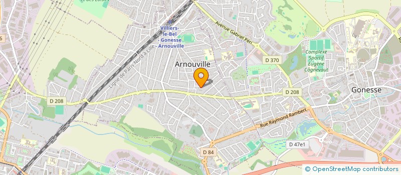 localisation de l'entreprise MONSIEUR MOHAMMED MIRAOUI  ARNOUVILLE