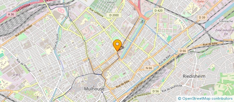 localisation de l'entreprise MONSIEUR MOHAMMED MOHAMED ILYAS  MULHOUSE