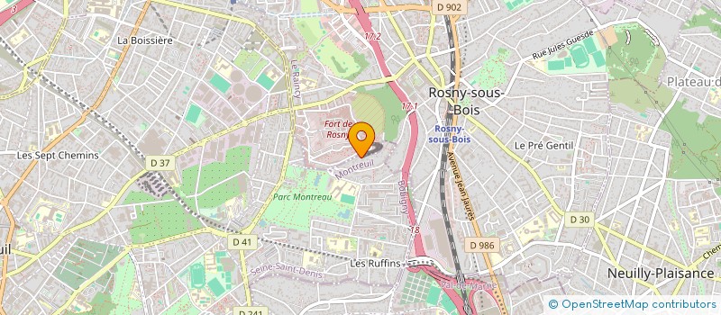 localisation de l'entreprise MONSIEUR MOHAMMED MOHAMMED à MONTREUIL